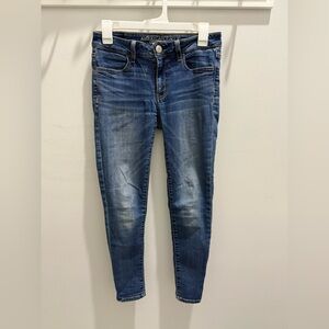 American Eagle super stretch jeggings, size 4 short